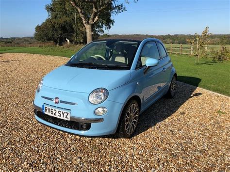 Fiat 500 Convertible - Semi-automatic, baby blue, in great condition! | in Easton, Bristol | Gumtree