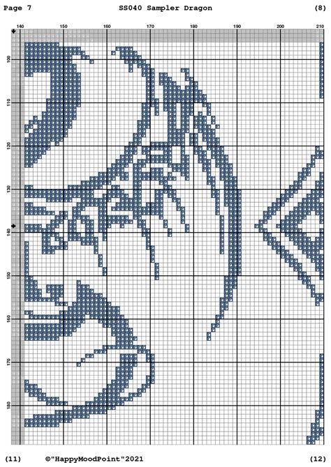 Celtic Dragon Sampler Cross Stitch Pattern X Stitch Chart - Etsy