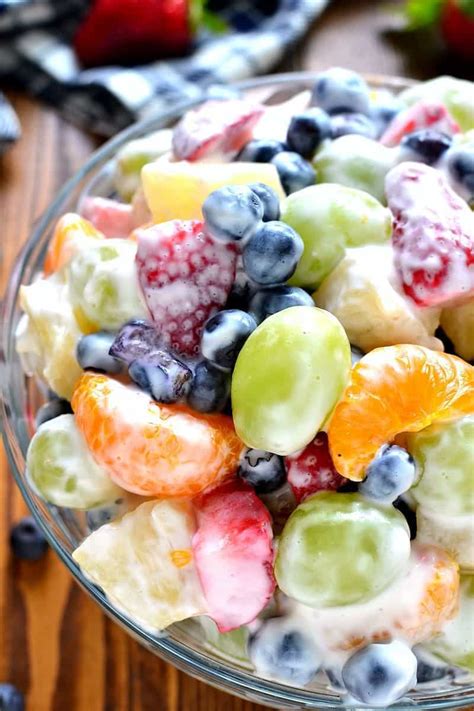 Skinny Ambrosia Fruit Salad