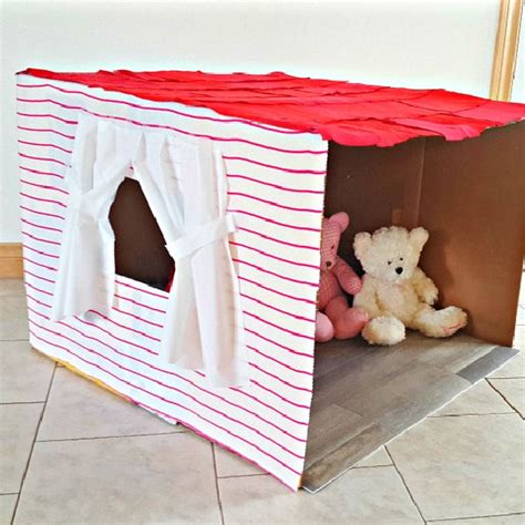 Easy to Make Cardboard Box Playhouse » Preschool Toolkit