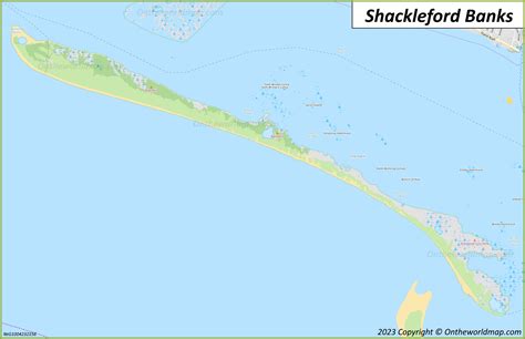 Shackleford Banks Map | North Carolina, U.S. | Detailed Maps of ...