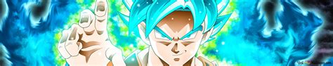 Goku With Blue Hairs 4K wallpaper download