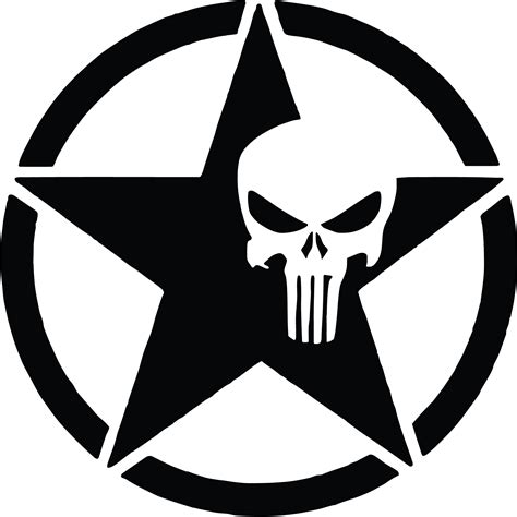 Military Punisher Skull