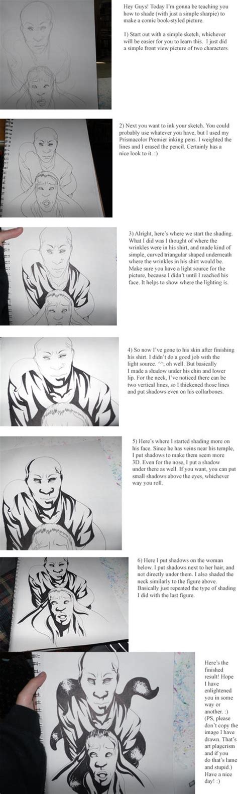 Comic Book Shading Tutorial by glochma on DeviantArt