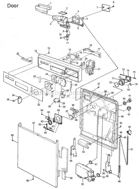 Asko Dishwasher Parts Diagram