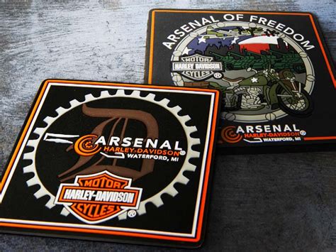 Arsenal Harley-Davidson® Mile-Tile™ Magnet - SymbolArts