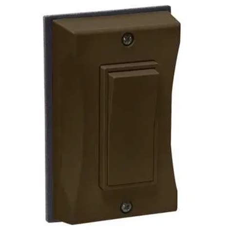 Weatherproof Outdoor Light Switch Cover Single Gang Waterproof, Bronze ...