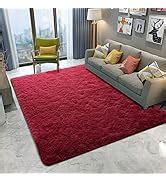 Amazon.com: DETUM Soft Bedroom Area Rugs, Fluffy Fur Rug for Living Room Kids Room Nursery Room ...