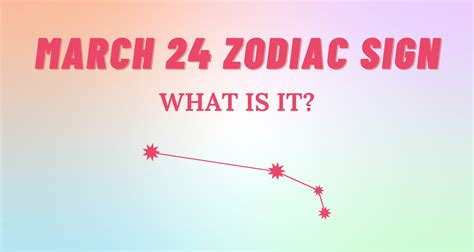 March 24 Zodiac Sign Explained | So Syncd