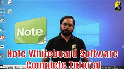 Interactive Panel Note Whiteboard Software Complete Tutorial | Digital Board Review - YouTube