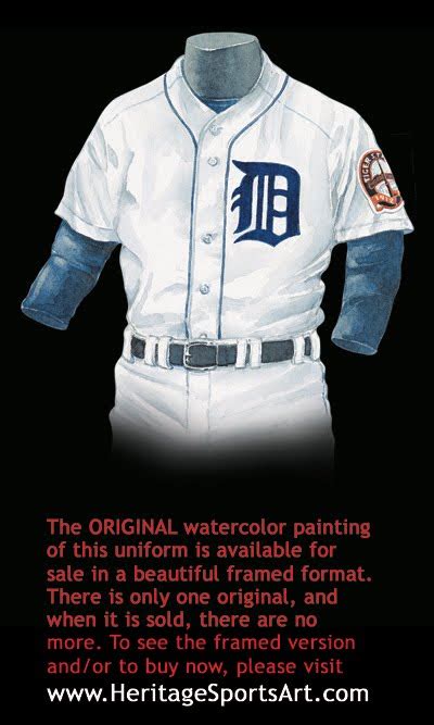 Detroit Tigers Uniform and Team History | Heritage Uniforms and Jerseys and Stadiums - NFL, MLB ...