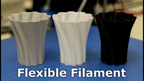 3D Printer - Flexible Filaments - YouTube