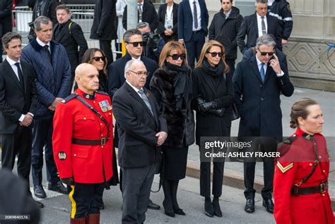 Family, including Mila Mulroney , widow of the late Brian Mulroney ...