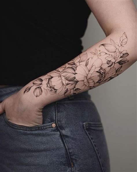 50 Chic And Sexy Arm Floral Tattoo Designs You Must Know - Women ...