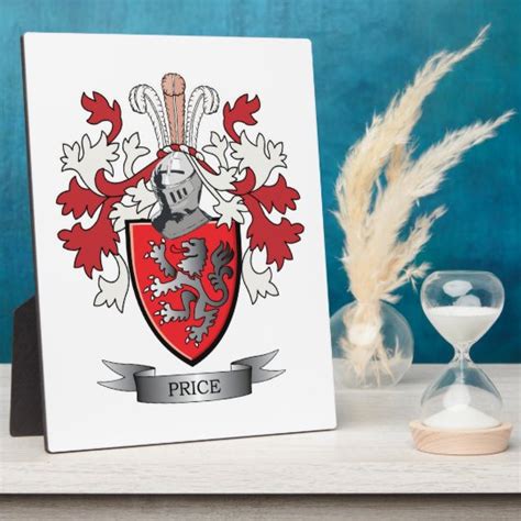 Price Family Crest Coat of Arms Plaque | Zazzle.com