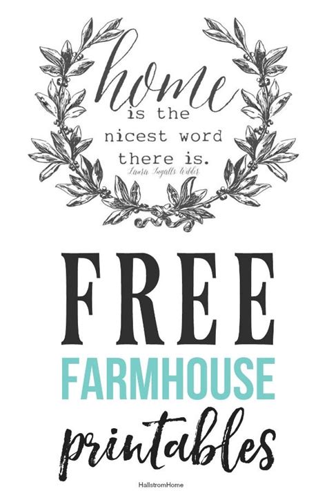 Free Printable Printable Farmhouse Signs