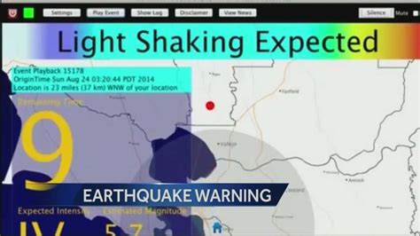 Funding needed for California earthquake warning system