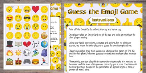 😊 Guess the Emoji Charades Game | Twinkl Party | Games