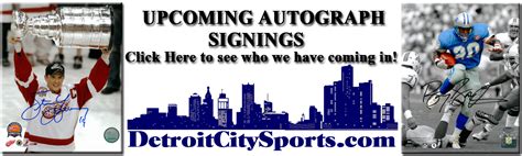 DetroitCitySports.com - Authentic Autographed Sports Memorabilia