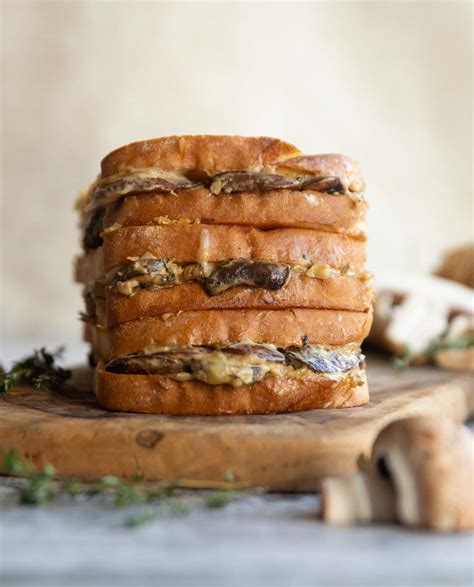 Dreamy Mushroom Grilled Cheese | Something About Sandwiches