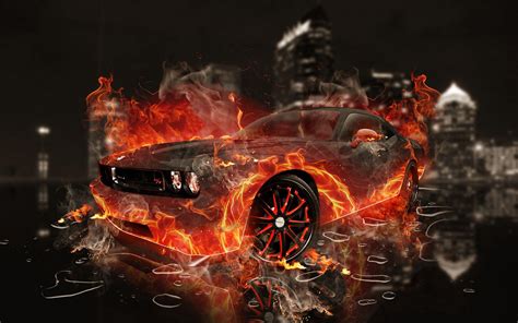 Fire Cars Wallpapers - Top Free Fire Cars Backgrounds - WallpaperAccess