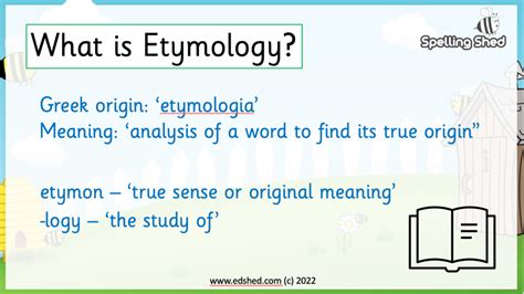 Etymology - EdShed