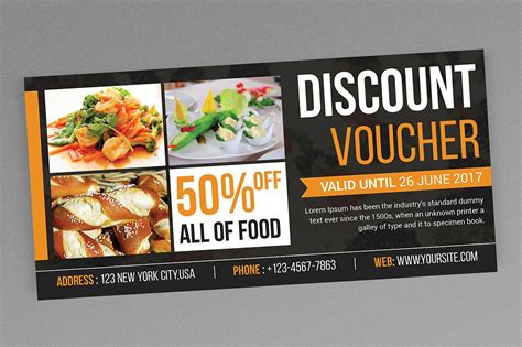 Discount Voucher ~ Card Templates ~ Creative Market