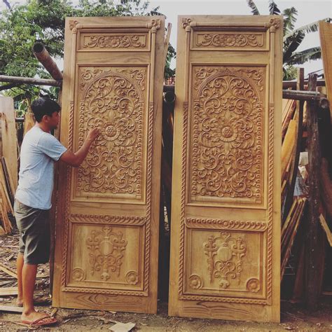 Pintu Kayu Jati Di Jakarta - Pintu Kayu Jati Mbarep Jati