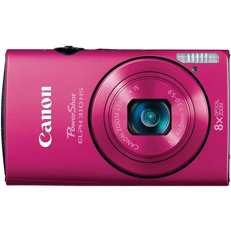 Canon PowerShot ELPH 310 HS Digital Camera (Pink) 5698B001 B&H