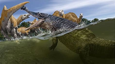 Giant Prehistoric Crocodile