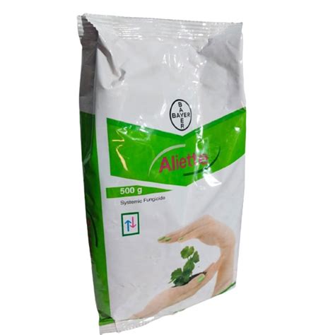 Bayer Aliette Fungicide, Packet, 500gm at best price in Vijayapura | ID: 2850161450930