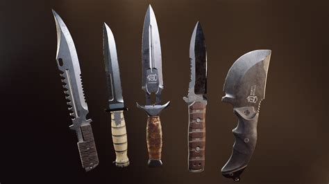 Knives VOL.1 - 4K Textured FPS Tactical Knives in Props - UE Marketplace