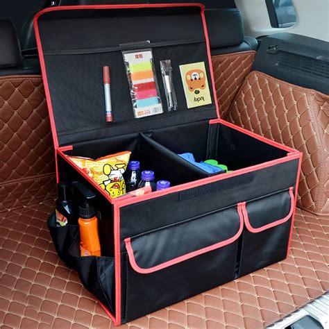 Car Storage Boxes car trunk Organizer layering car boot storage box -in Stowing Tidying from ...