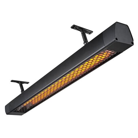 Heatstrip Intense Black Infrared Electric Outdoor Heater - Bunnings New Zealand