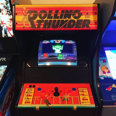 Rolling Thunder (1986 Arcade By Namco / Atari). Arcade machine # ...