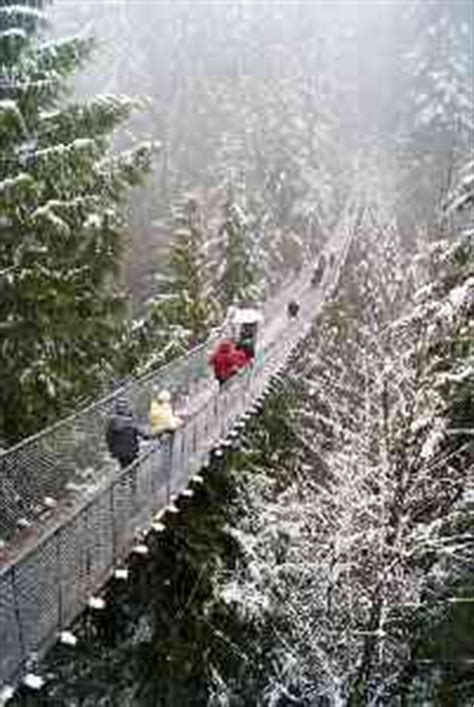 Capilano Suspension Bridge in Winter | Vancouver's Best Places