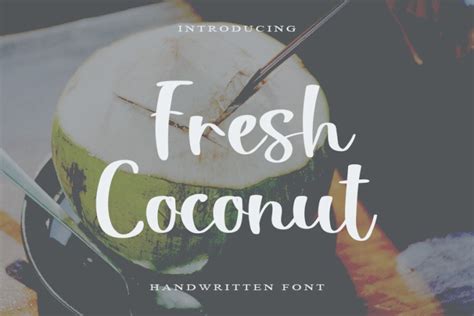 Fresh Coconut Font Free Download - FreeFontDL