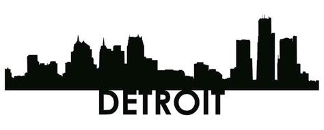 Detroit Skyline Drawing | Free download on ClipArtMag