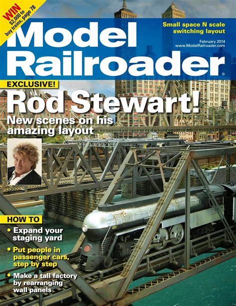 ROD STEWART IN MODEL RAILROADER MAGAZINE