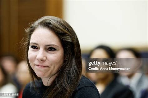 Breitbart News journalist Emma-Jo Morris listens during a hearing ...