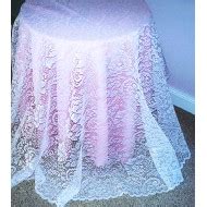 Tablecloths Round Julia 70 Inch White Oxford House - Elegance of Lace Boutique