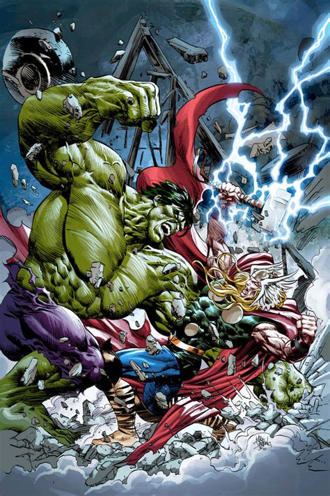 THOR vs HULK by Summerset on DeviantArt