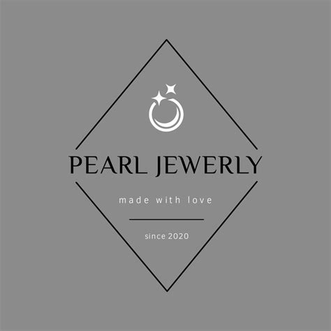 Pearl Jewerly, Made With Love, Since 2020 Logo | Jewelry logo design ...