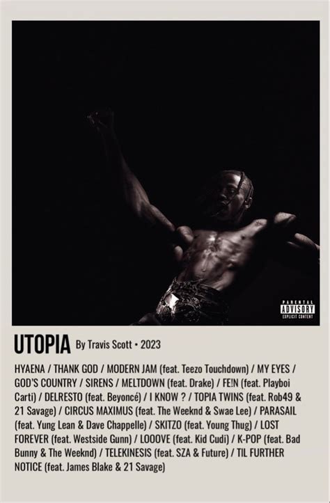 utopia | Rap album covers, Music album cover, Music poster ideas