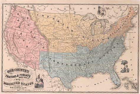 A Map of the 'Disunited States' Shows the Fears of Civil War–Era ...