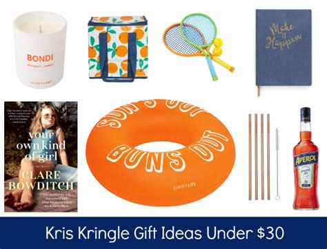 Kris Kringle Gift Ideas Under $15, $30 and $50 - Style & Shenanigans