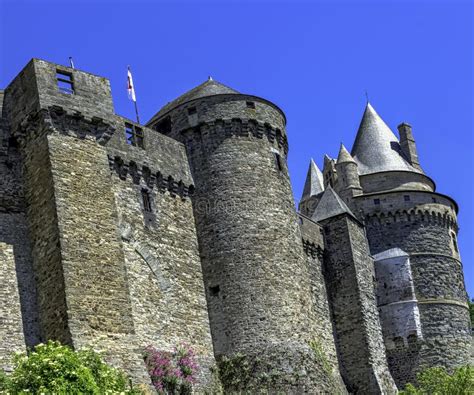 Chateau De Vitre - Medieval Castle in the Town of Vitre, France Stock Photo - Image of brick ...