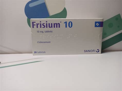 Фризум (Frisium ) Clobasamum 10mg, 20 таблеток , Sanofi | ИНТЕРНЕТ ...