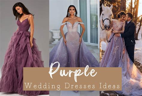 Top 20 Purple Wedding Dresses 2024 [Guides & Tips] | Deer Pearl Flowers