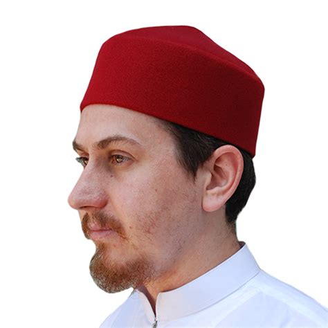 TheKufi® Maroon Moroccan Handmade Fez-style Kufi Hat Cap with Pointed Top (XXL) - Walmart.com